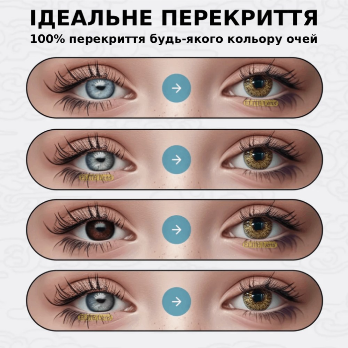 Вартість коричневих натуральних лінз - Айс Фешн Голд
