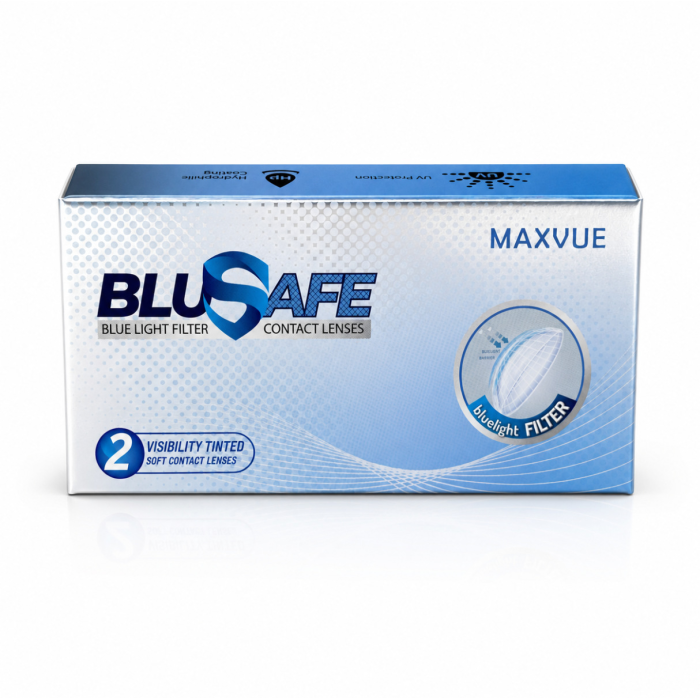 Комп’ютерні контактні лінзи з фільтром синього світла Blue Light Blocking Maxvue® 