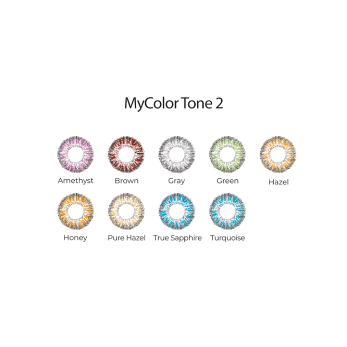 Кольорові контактні лінзи Comfort Line MyColor Tone 2