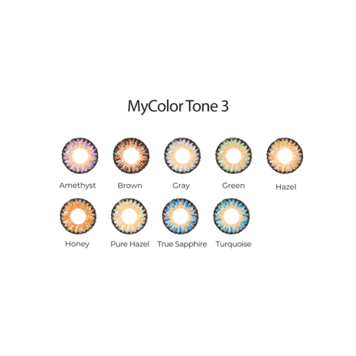 Кольорові контактні лінзи Comfort Line MyColor Tone 3