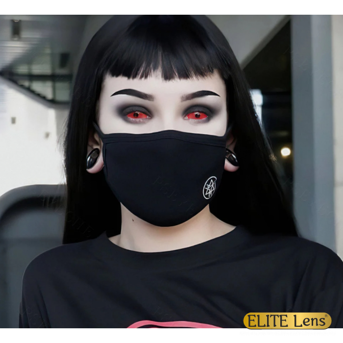 Червоні Склери Ред XL - контактные линзы ELITE Lens