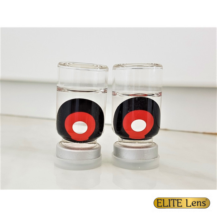Червоні Склери Хорор Ред - контактные линзы ELITE Lens