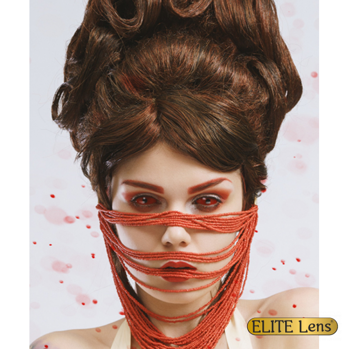 Червоні Склери Ред XL - контактные линзы ELITE Lens