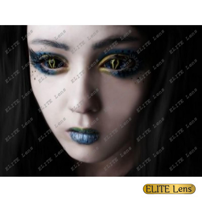 Жовті Склери Енімал Елоу - контактные линзы ELITE Lens