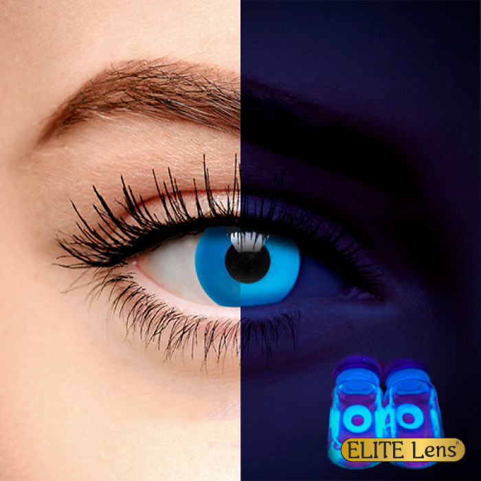 UV Мега блу - контактные линзы ELITE Lens