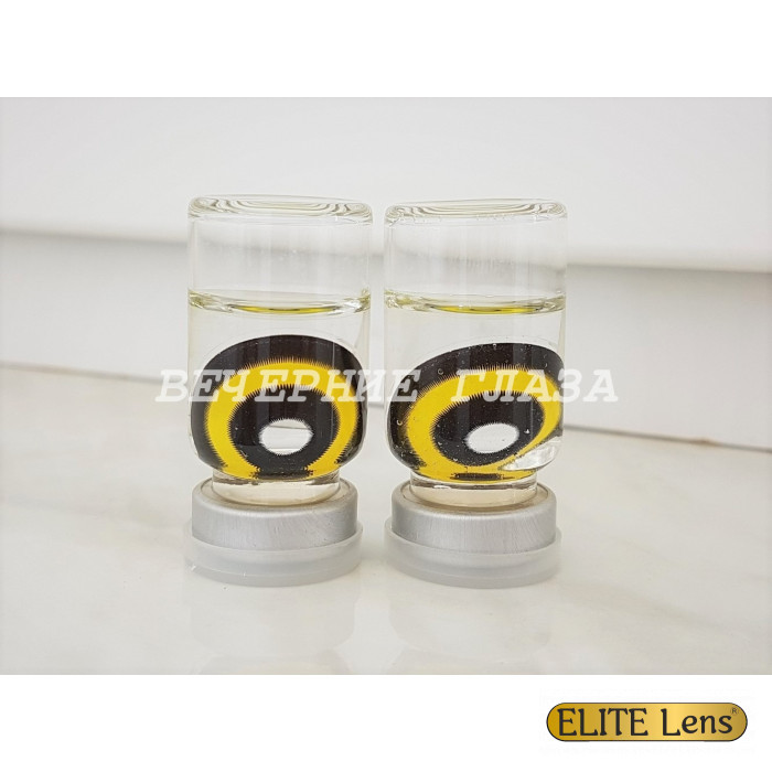 Жовті Склери Хорор Елоу - контактные линзы ELITE Lens