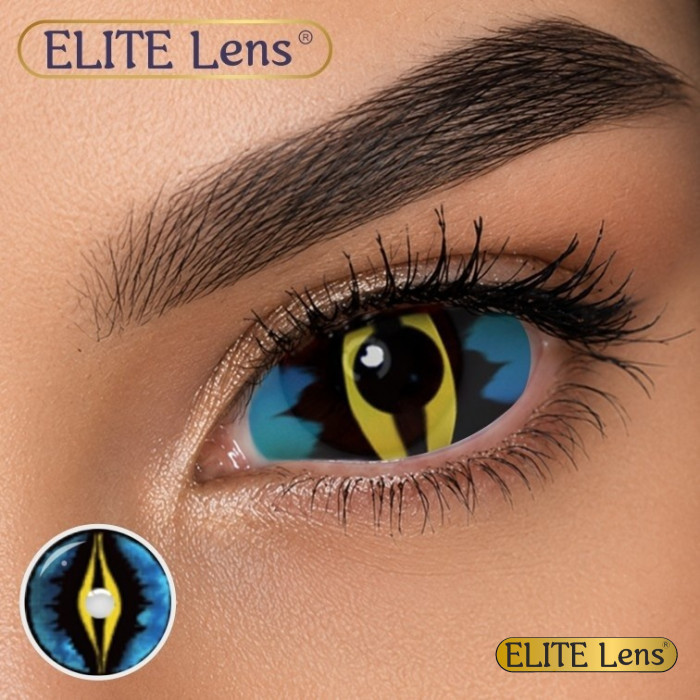 Жовті Склери Енімал Елоу - контактные линзы ELITE Lens