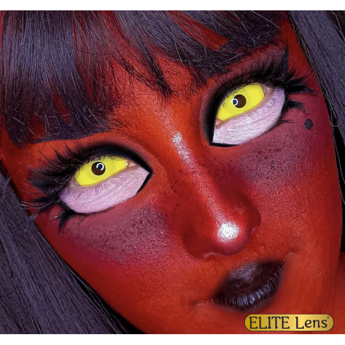 Жовті Склери 22мм XL Єлоу - контактные линзы ELITE Lens