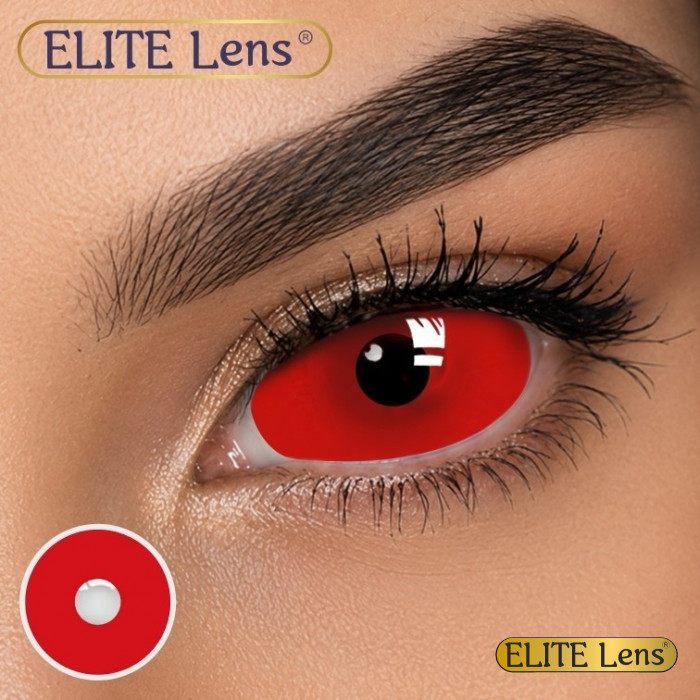 Червоні Склери Ред XL - контактные линзы ELITE Lens