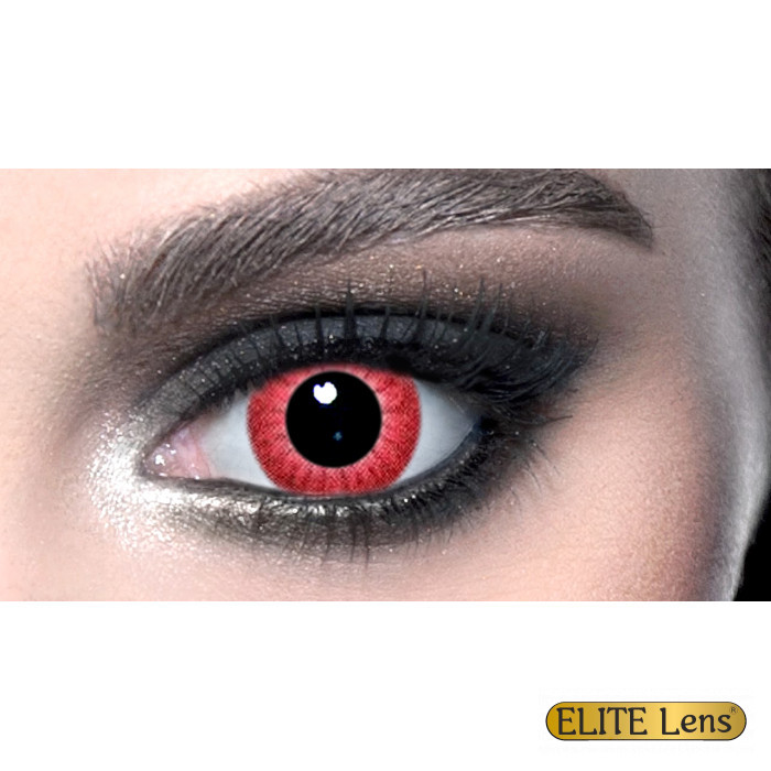 Ред2 - Червоні Крейзі Лінзи - контактные линзы ELITE Lens